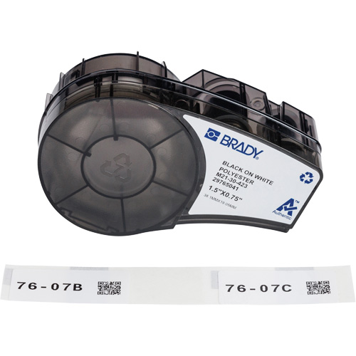 Harsh Environment Multi-Purpose Labels with Ribbon, Black Les Fournitures Industrielles Méga