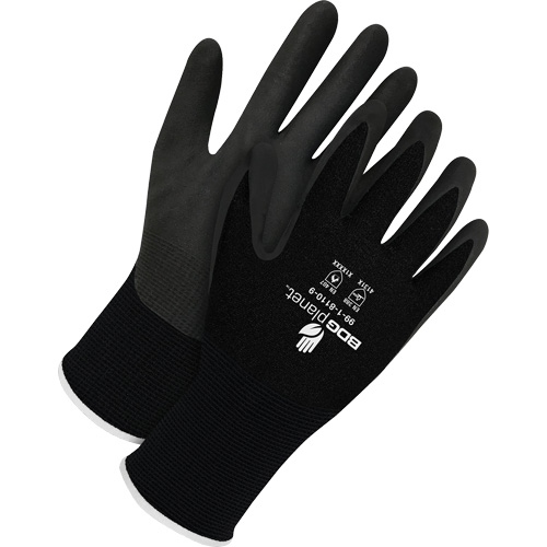 BDG Planet Coated Gloves, 2X-Small/5, Foam Nitrile Coating, 15 Gauge, Nylon/Spandex Shell Les Fournitures Industrielles Méga