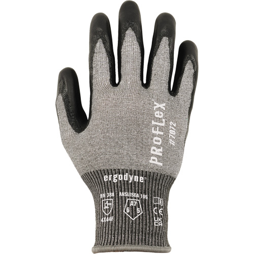 Proflex 7072 Cut-Resistant Gloves, Size Small, 18 Gauge, Nitrile Coated, HPPE/Tungsten Shell, ASTM ANSI Level A7/EN 388 Level F Les Fournitures Industrielles Méga