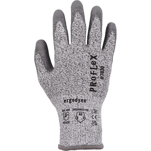 ProFlex 7030 Cut-Resistant Gloves, Size Small, 13 Gauge, Polyurethane Coated, Nylon/HPPE/Spandex Shell, ASTM ANSI Level A3/EN 388 Level C Les Fournitures Industrielles Méga