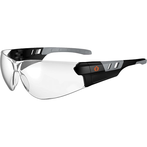 Skullerz SAGA Frameless Safety Glasses, Clear Lens, Anti-Scratch, ANSI Z87+/Meets/Exceeds CSA Z94.3 Les Fournitures Industrielles Méga