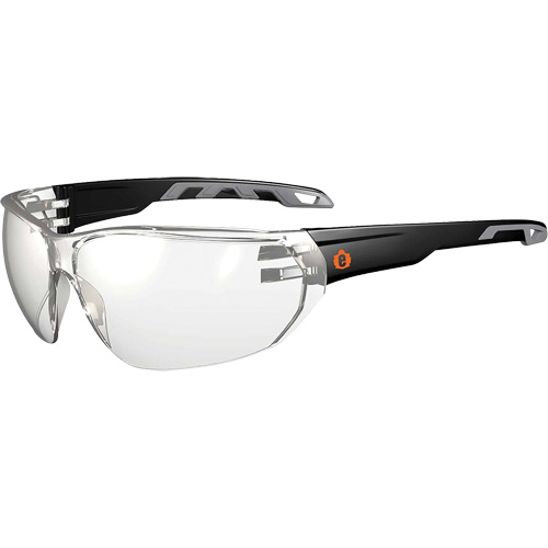 Lunettes de s&eacute;curit&eacute; sans monture Skullerz VALI, Lentille Int&eacute;rieur/ext&eacute;rieur, Anti-&eacute;gratignures, ANSI Z87+/R&eacute;pond ou surpasse la norme CSA Z94.3 Les Fournitures Industrielles Méga