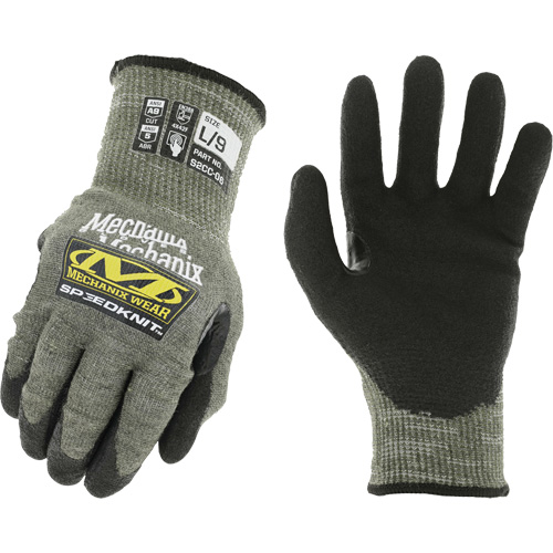 Gants de travail Speedknit, 7, Calibre 13, Rev&ecirc;tement Ur&eacute;thane, ASTM ANSI niveau A9 Les Fournitures Industrielles Méga