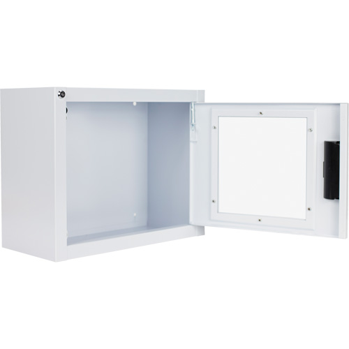Standard Compact AED Cabinet with Alarm, Philips/Defibtech/Heartsine For, Non-Medical Les Fournitures Industrielles Méga