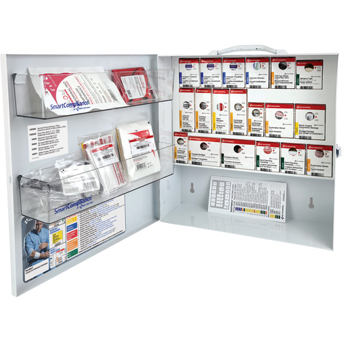 SmartCompliance&reg; First Aid Cabinet, Meets CSA Z1220-17 Type 2 Low-Risk Environment, Small (2-25 Workers) Les Fournitures Industrielles Méga