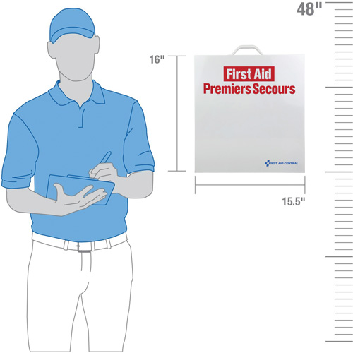SmartCompliance&reg; First Aid Cabinet, Meets CSA Z1220-17 Type 3 High-Risk Environment, Small (2-25 Workers) Les Fournitures Industrielles Méga
