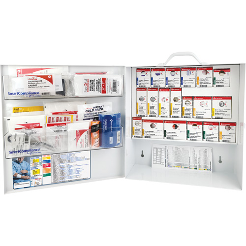 SmartCompliance&reg; First Aid Cabinet, Meets CSA Z1220-17 Type 3 High-Risk Environment, Small (2-25 Workers) Les Fournitures Industrielles Méga
