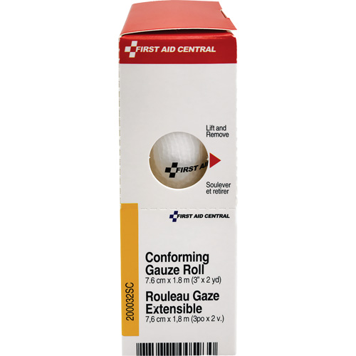 Recharge de bandage en gaze &eacute;tirable et conforme SmartCompliance, Rouleau, 6' lo x 3" la, St&eacute;rile, Dispositif m&eacute;dical Classe 1 Les Fournitures Industrielles Méga