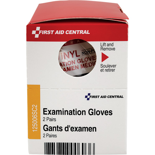 SmartCompliance&reg; Refill Examination Gloves, Vinyl, Powder-Free, Clear, Class 2 Les Fournitures Industrielles Méga