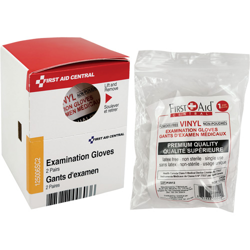 SmartCompliance&reg; Refill Examination Gloves, Vinyl, Powder-Free, Clear, Class 2 Les Fournitures Industrielles Méga