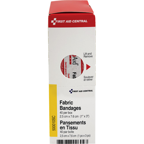 Recharge de bandages adh&eacute;sifs SmartCompliance, Rectangulaire/carr&eacute;e, 3", Tissu, Non st&eacute;rile Les Fournitures Industrielles Méga