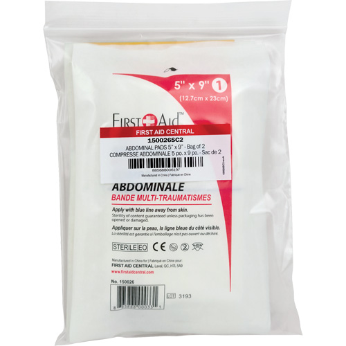 SmartCompliance&reg; Refill Abdominal Trauma Pads Les Fournitures Industrielles Méga