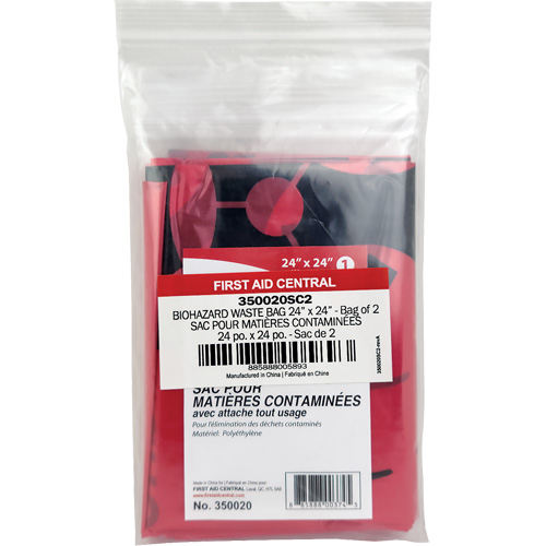 SmartCompliance&reg; Refill Waste Bags, Bio-Hazard, 24" L x 24" W Les Fournitures Industrielles Méga