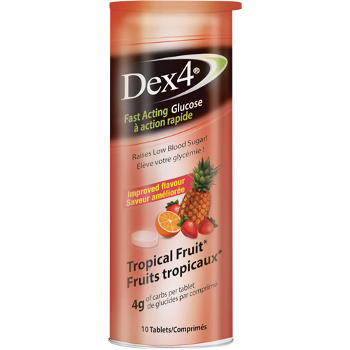 Comprim&eacute;s de glucose Dex4 Dynamic Les Fournitures Industrielles Méga