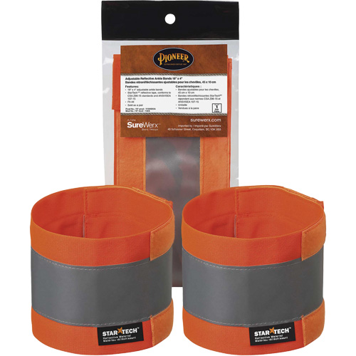 142A High-Visibility Adjustable Ankle Bands Les Fournitures Industrielles Méga