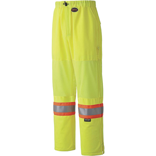 5999P Pantalon de s&eacute;curit&eacute; routi&egrave;re, Polyester, T-petit, Orange haute visibilit&eacute; Les Fournitures Industrielles Méga