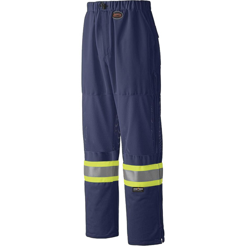 6003P Traffic Safety Pants, Polyester, X-Small, Navy Blue Les Fournitures Industrielles Méga