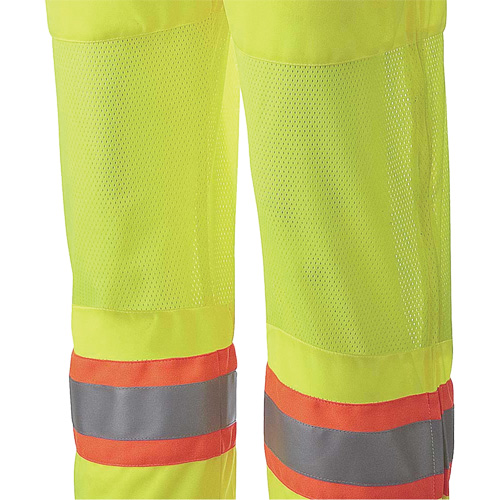 6000 Safety Overalls, Polyester, X-Small, High Visibility Lime-Yellow Les Fournitures Industrielles Méga