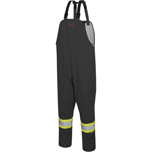 5629BK The Rock 300D Bib Pants, Polyester, Small, Black Les Fournitures Industrielles Méga