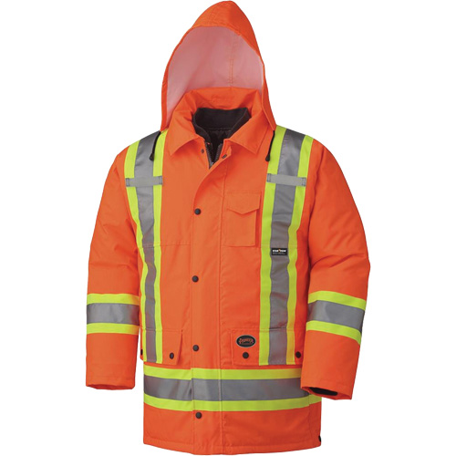 5020 Waterproof 7-in-1 Parka, High Visibility Orange, Small Les Fournitures Industrielles Méga