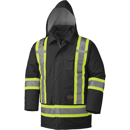5025 Manteau imperm&eacute;able 7 en 1, Noir, T-petit Les Fournitures Industrielles Méga