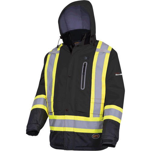 5409 Waterproof Heated Insulated Jacket, Men's, Small, Black Les Fournitures Industrielles Méga
