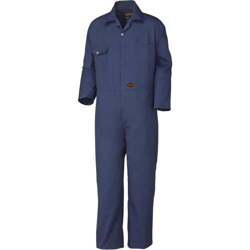 515T Coveralls with Zipper, Men's, Navy Blue, Size 40 Les Fournitures Industrielles Méga