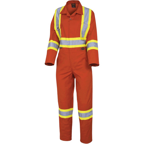 5514W Combinaisons de s&eacute;curit&eacute; pour femmes, T-petit, Orange haute visibilit&eacute; Les Fournitures Industrielles Méga