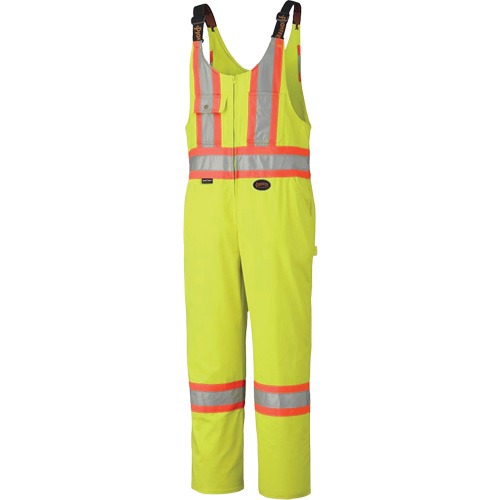 6616 Overalls, Poly-Cotton, 36, High Visibility Lime-Yellow Les Fournitures Industrielles Méga