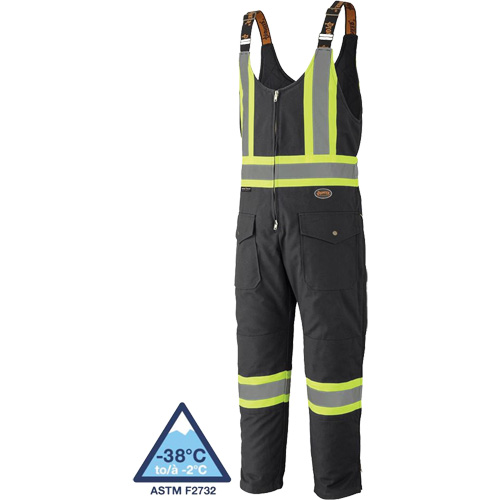5536BK Combinaison en toile de coton matelass&eacute;e, Coton, T-petit, Noir Les Fournitures Industrielles Méga