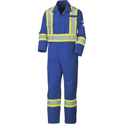 5552T Flame-Gard&reg; FR/Arc-Rated Coverall, Size 40 (Tall), Royal Blue, 9.1 cal/cm² Les Fournitures Industrielles Méga