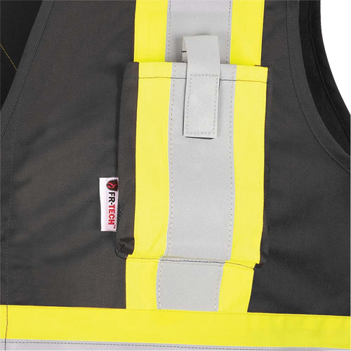 7729 Veste r&eacute;sistante aux arcs &eacute;lectriques FR-Tech, Petit, Noir, 10 cal/cm² Les Fournitures Industrielles Méga
