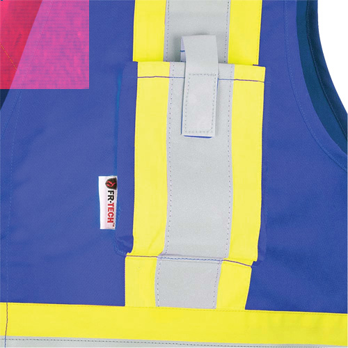 7730 Veste r&eacute;sistante aux arcs &eacute;lectriques FR-Tech, Petit, Bleu royal, 10 cal/cm² Les Fournitures Industrielles Méga