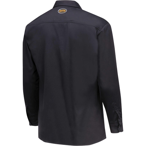7742 FR-Tech&reg; Flame-Resistant Safety Shirt, Small, Navy Blue Les Fournitures Industrielles Méga