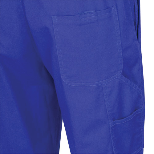 7714 FR-Tech&reg; Flame-Resistant Overalls, Small, Royal Blue Les Fournitures Industrielles Méga