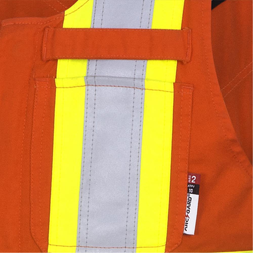 7712 Combinaison ignifuge FR-Tech, Petit, Orange haute visibilit&eacute; Les Fournitures Industrielles Méga