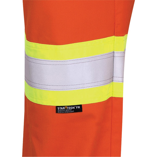 7763 Pantalon de s&eacute;curit&eacute; haute visibilit&eacute; r&eacute;sistant aux arcs &eacute;lectriques FR-Tech 88/12, 36, x 30, Orange haute visibilit&eacute;, 9,7 cal/cm² Les Fournitures Industrielles Méga