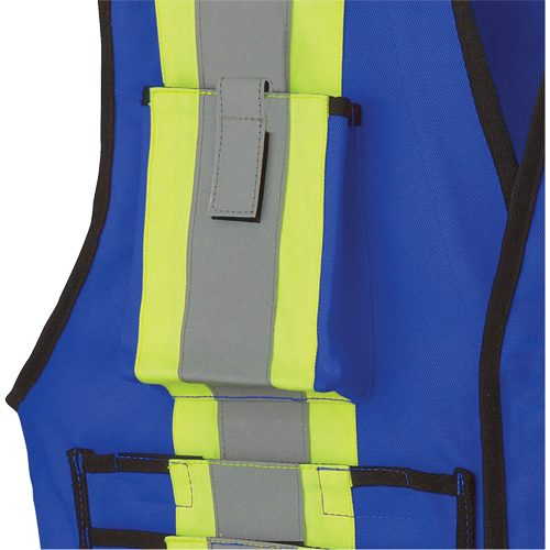 7733 Veste d'arpenteur ignifuge et r&eacute;sistant aux arcs &eacute;lectriques FR-Tech, Petit, Bleu royal, 9,7 cal/cm² Les Fournitures Industrielles Méga