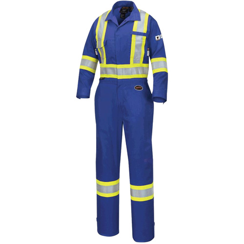 7704W FR-Tech&reg; Women's FR/Arc-Rated Coveralls, Size X-Small, Royal Blue, 10 cal/cm² Les Fournitures Industrielles Méga