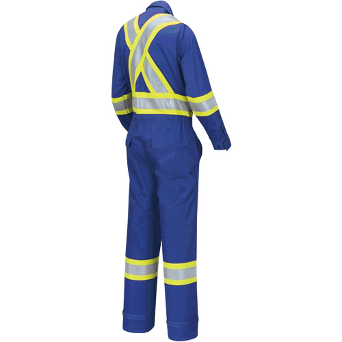 7704W FR-Tech&reg; Women's FR/Arc-Rated Coveralls, Size X-Small, Royal Blue, 10 cal/cm² Les Fournitures Industrielles Méga