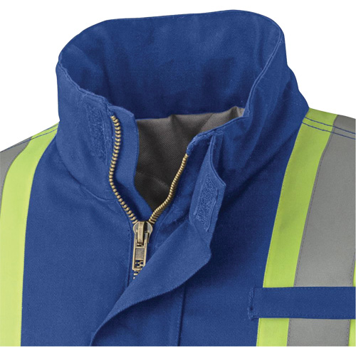 5523 Manteau de s&eacute;curit&eacute; ignifuge, Petit, Bleu royal, 58 cal/cm² Les Fournitures Industrielles Méga