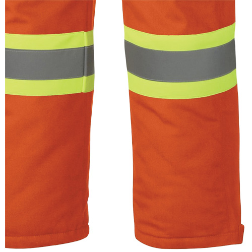 5534A Combinaison de s&eacute;curit&eacute; matelass&eacute;e ignifuge, Petit, Orange Les Fournitures Industrielles Méga