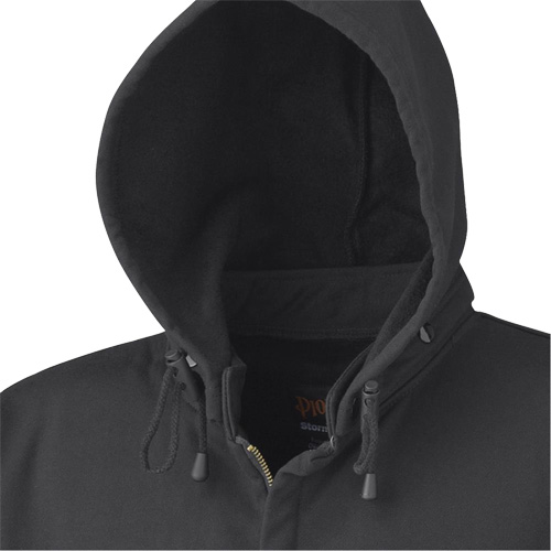 337 Flame-Resistant Zip Style Hoodie, Men's, X-Small, Black, 22 cal/cm² Les Fournitures Industrielles Méga
