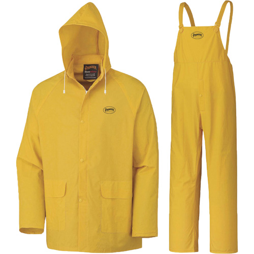 577 V&ecirc;tements imperm&eacute;ables 3 morceaux, Polyester/PVC, 6T-Grand, Jaune Les Fournitures Industrielles Méga