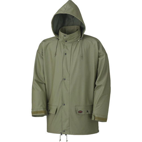 D7000 Veste imperm&eacute;able extensible, Polyur&eacute;thane, T-petit, Vert Les Fournitures Industrielles Méga