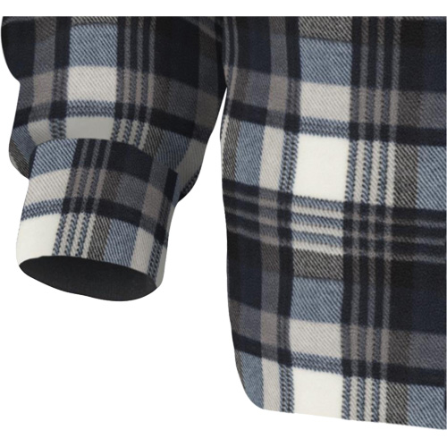 415BG Quilted Hooded Shirt, Men's, X-Small, Multi-Colour Les Fournitures Industrielles Méga