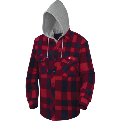 415RB Chemise &agrave; capuche matelass&eacute;e, Hommes, Petit, Multicolore Les Fournitures Industrielles Méga