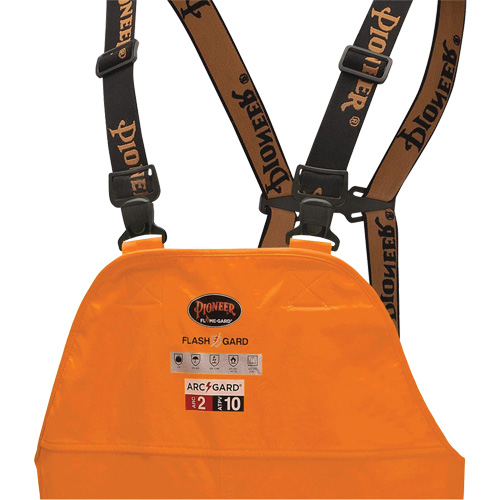 5882 Salopettes de s&eacute;curit&eacute; imperm&eacute;able ignifuge et contre les arcs, T-petit, Orange haute visibilit&eacute; Les Fournitures Industrielles Méga