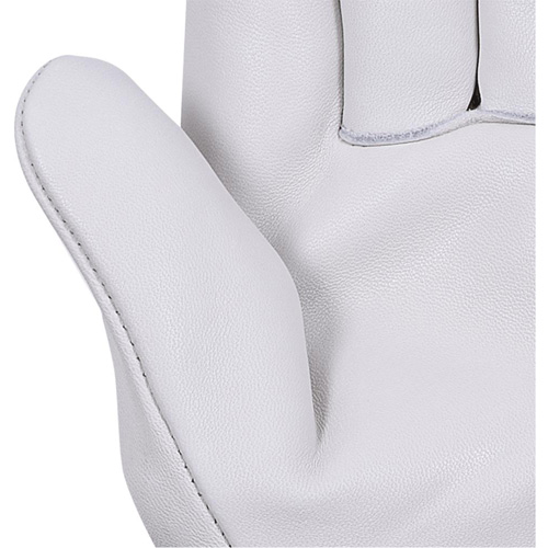 535G Beige Driver's Gloves, Small, Grain Cowhide Palm Les Fournitures Industrielles Méga