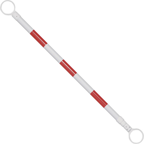 189 Tige de connexion, Longueur d&eacute;ploy&eacute;e de 7' 7", Rouge/Blanc Les Fournitures Industrielles Méga